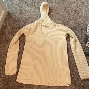 JCrew Toggle neck hoodie sweater